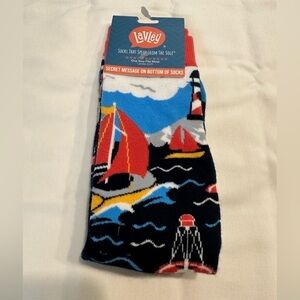 Lavley Secret Message Socks, I’d rather be sailing New with tags‎ gender neutral